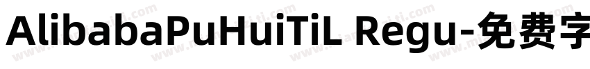 AlibabaPuHuiTiL Regu字体转换